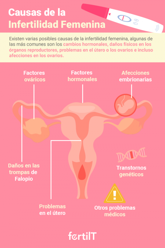 Infertilidad femenina Causas síntomas y tratamiento